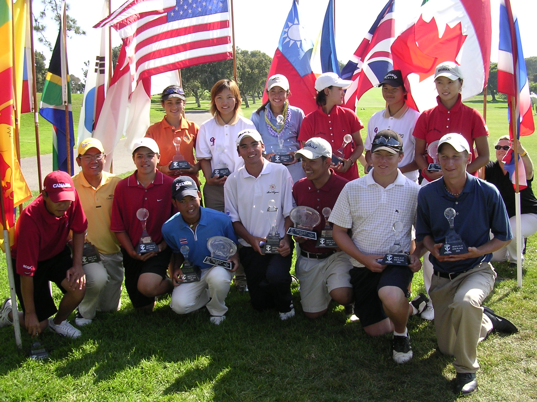 Callaway Junior World Trophy Winners